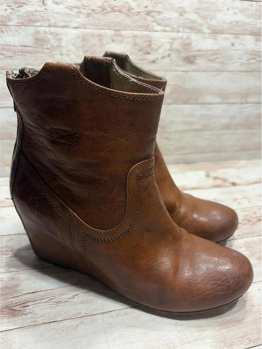 Frye Carson Wedge Bootie